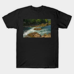 Una River at Bottom of Strbacki Buk in Bosnia T-Shirt